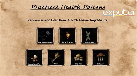 This allows the potions to scale better with the player's level, and makes leveling alchemy feel much more rewarding. . Skyrim making healing potions
